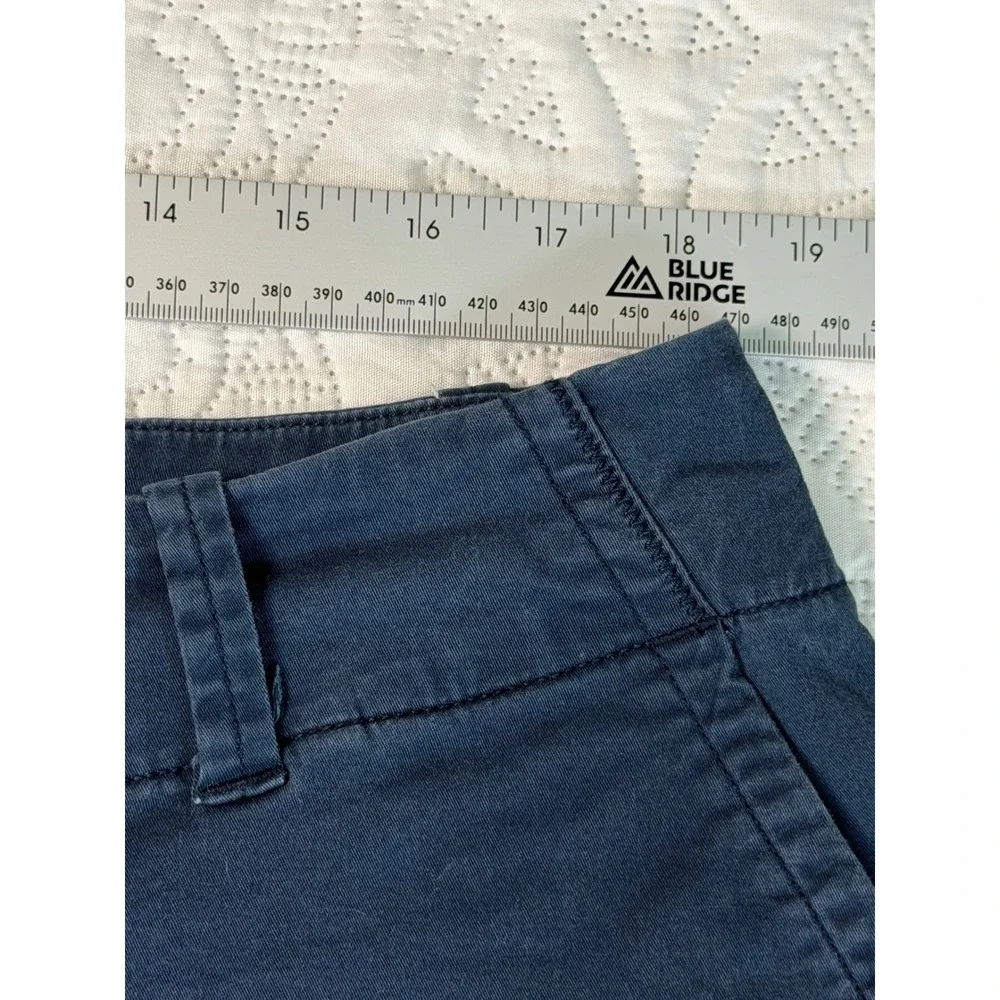 Vineyard Vines Womens Navy Blue Daybreak Chino Shorts Size 18 Stretch Cotton